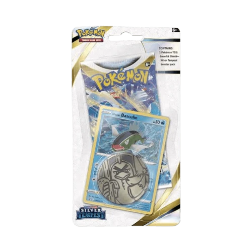 Pokémon Sword & Shield: Silver Tempest Single Pack Blister 'Basculin'