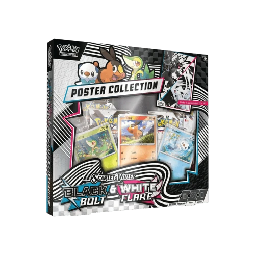 Pokémon Scarlet & Violet: Black Bolt/White Flare Unova Poster Collection Box