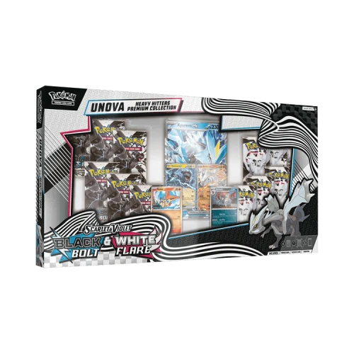 Pokémon Scarlet & Violet: Black Bolt & White Flare Unova Heavy Hitters Premium Collection