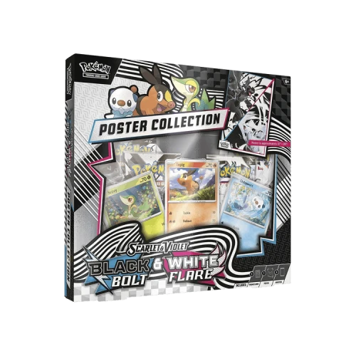 Pokémon Scarlet & Violet: Black Bolt & White Flare Unova Poster Collection