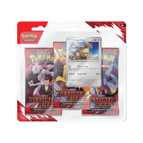 Pokémon Scarlet & Violet: Destined Rivals 3 Pack Blister 'Kangaskhan'