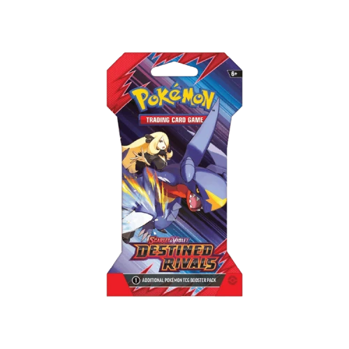 Pokémon Scarlet & Violet: Destined Rivals Sleeved Booster Pack (Cynthia & Garchomp ex Artwork)