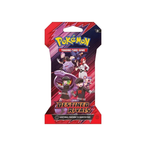 Pokémon Scarlet & Violet: Destined Rivals Sleeved Booster Pack (Team Rocket Artwork)