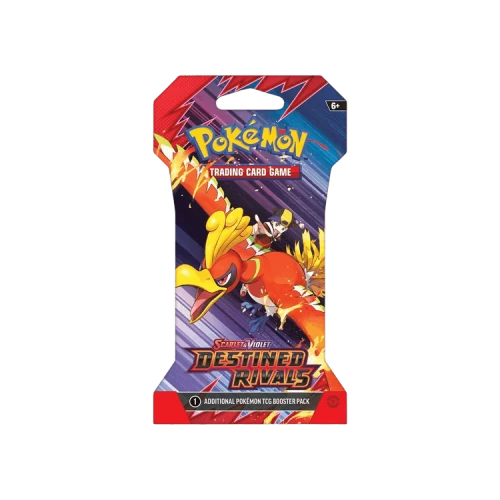 Pokémon Scarlet & Violet: Destined Rivals Sleeved Booster Pack (Ethan & Ho-Oh ex Artwork)