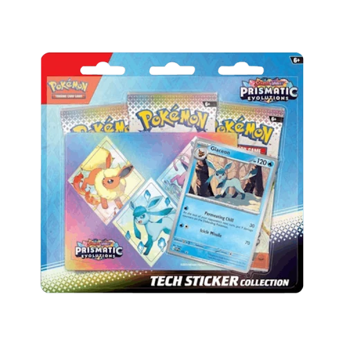 Pokémon Scarlet & Violet: Prismatic Evolutions Glaceon Tech Sticker Collection
