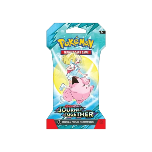 Pokémon Scarlet & Violet: Journey Together Sleeved Booster Pack (Lillie’s Clefairy ex Artwork)