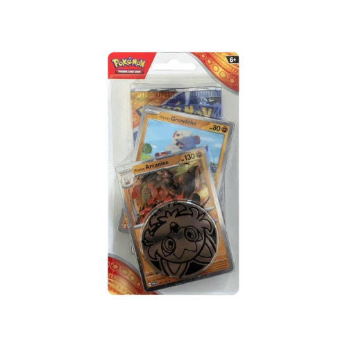 Pokémon Scarlet & Violet Premium Checklane Blister 'Hisuian Arcanine'