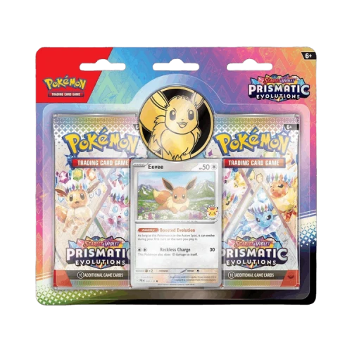 Pokémon Scarlet & Violet: Prismatic Evolutions 2 Pack Blister 'Eevee'