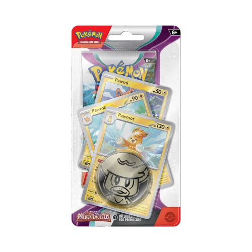 Pokémon Scarlet & Violet: Paldea Evolved Premium Checklane Blister 'Pawmot'