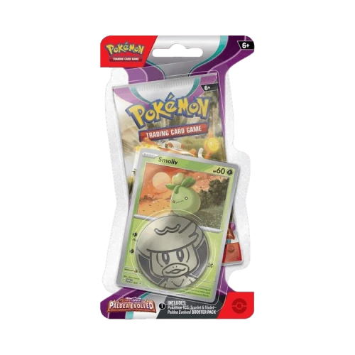 Pokémon Scarlet & Violet: Paldea Evolved Single Pack Blister 'Smoliv'