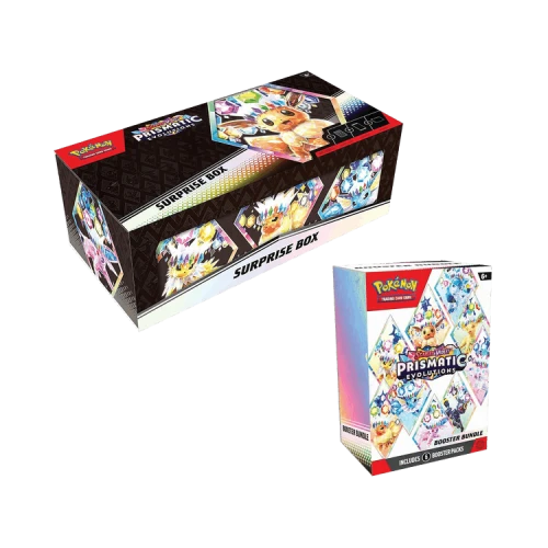 Pokémon Scarlet & Violet: Pristmatic Evolutions Surprise Box + Booster Bundle (Sam's Club)