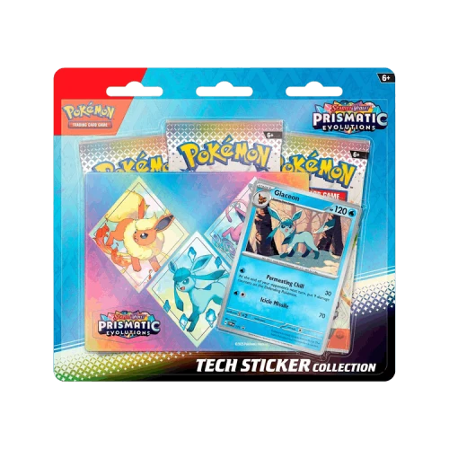 Pokèmon Scarlet & Violet: Prismatic Evolutions Tech Sticker Collection 'Glaceon'