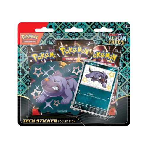 Pokemon Scarlet & Violet: Paldean Fates Tech Sticker Collection 'Maschiff'