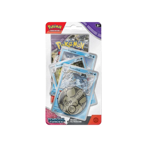 Pokémon Scarlet & Violet: Temporal Forces Premium Checklane Blister 'Baxcalibur'