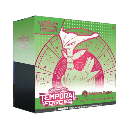 Pokémon Scarlet & Violet: Temporal Forces Pokemon Center Elite Trainer Box (Exclusive) 'Iron Leaves'