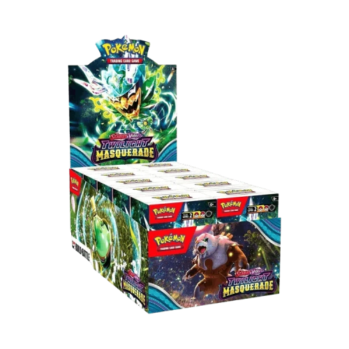 Pokémon Scarlet & Violet: Twilight Masquerade Build and Battle Box Display