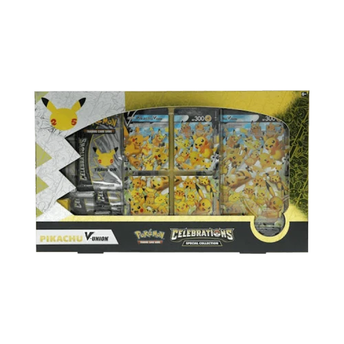Pokémon 25th Anniversary Celebrations Pikachu V Union Special Collection Box