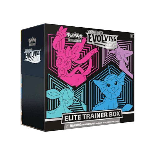 Pokémon Sword & Shield: Evolving Skies Elite Trainer Box 'Glaceon/Vaporeon/Sylveon/Espeon'