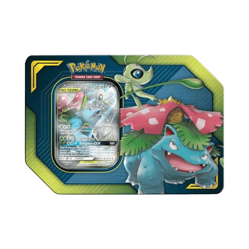 Pokémon Tag Team Tin Celebi & Venusaur GX