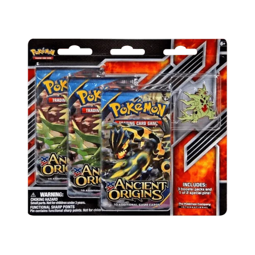 Pokémon XY: Ancient Origins Collector Pin 3 Pack Blister 'Mega Tyranitar Pin'