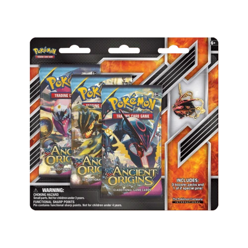 Pokémon XY: Ancient Origins Collector Pin 3 Pack Blister 'Shiny Mega Rayquaza Pin'