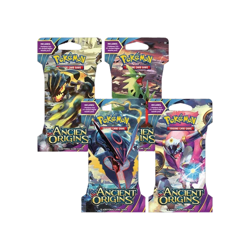 Pokémon XY: Ancient Origins Sleeved Booster Pack Art Bundle (Set of 4)