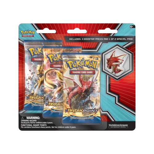 Pokémon XY: BREAKpoint Collector Pin 3 Pack Blister 'Shiny Mega Gyarados'