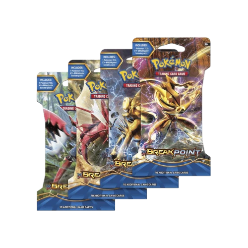 Pokémon XY: BREAKpoint Sleeved Booster Pack Art Bundle (Set of 4)
