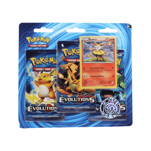Pokémon XY: Evolutions 3 pack blister 'braixen'