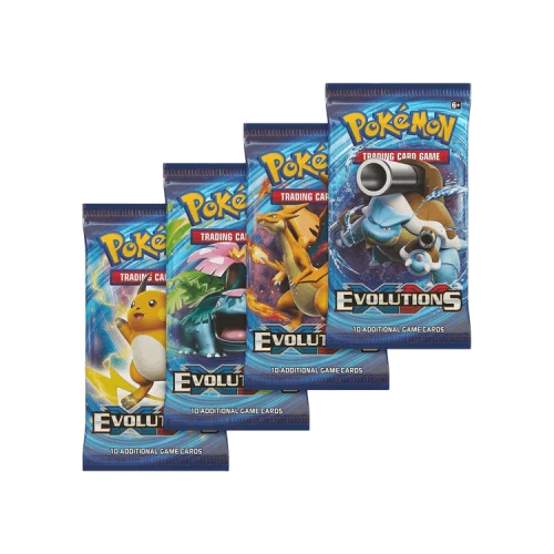 Pokémon XY Evolutions Booster Pack Art Bundle (Set of 4)