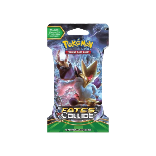 Pokémon XY: Fates Collide Sleeved Booster Pack (Mega Alakazam Artwork)
