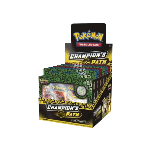Pokémon Sword & Shield: Champion's Path Pin Collection Display: Turffield, Hulbury, & Motostoke Gyms