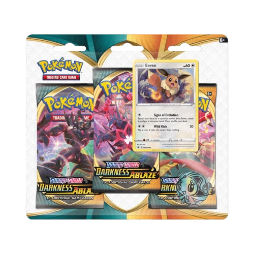 Pokémon Sword & Shield: Darkness Ablaze 3 Pack Blister (Eevee)