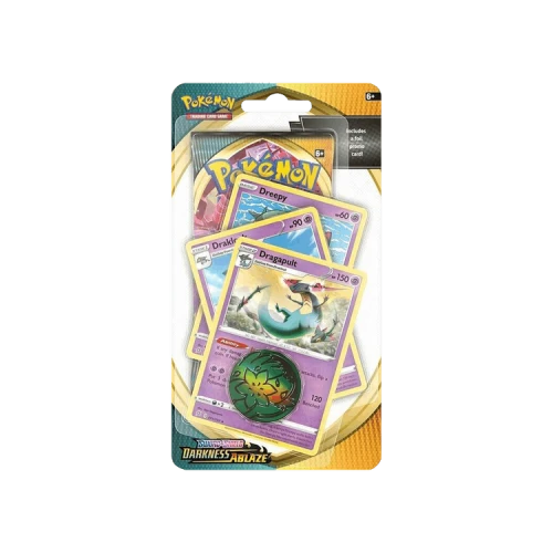 Pokémon Sword & Shield: Darkness Ablaze Premium Checklane Blister (Dragapult)