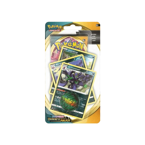 Pokémon Sword & Shield: Darkness Ablaze Premium Checklane Blister (Grimmsnarl)