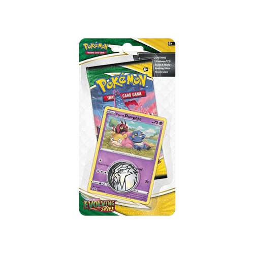 Pokémon Sword & Shield: Evolving Skies Single Pack Blister (Galarian Slowpoke)