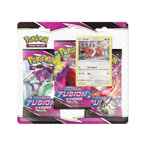 Pokémon Sword & Shield: Fusion Strike 3 Pack Blister (Eevee)