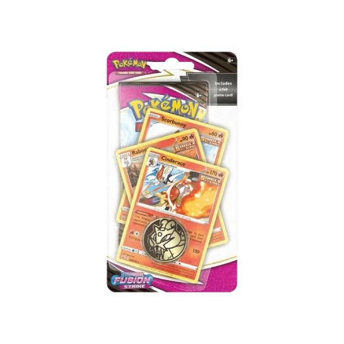 Pokémon Sword & Shield: Fusion Strike Premium Checklane Blister (Cinderace)