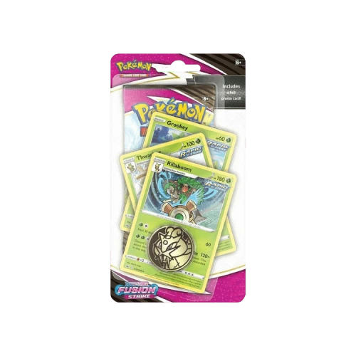 Pokémon Sword & Shield: Fusion Strike Premium Checklane Blister (Rillaboom)