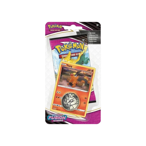 Pokémon Sword & Shield: Fusion Strike Single Pack Blister (Tepig)