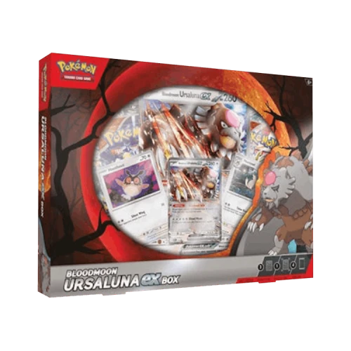 Pokémon 2024 Scarlet & Violet Bloodmoon Ursaluna EX Collection Box