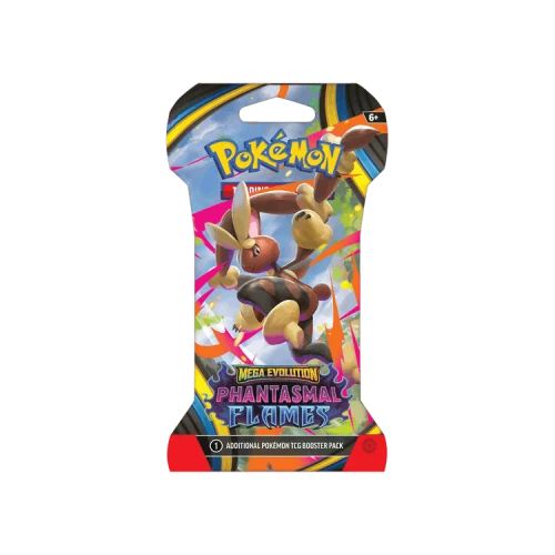 Pokémon Mega Evolution: Phantasmal Flames Sleeved Booster (Mega Lopunny Artwork)