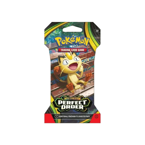 Pokémon Mega Evolution: Perfect Order Sleeved Booster Pack (Meowth Artwork)