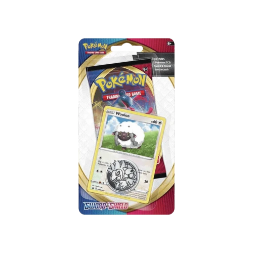 Pokémon Sword & Shield Base Set Single Blister Pack (Wooloo)