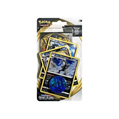 Pokémon Sword & Shield: Rebel Clash Premium Checklane Blister (Galarian Obstagoon)