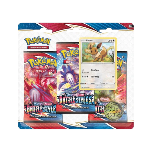 Pokémon Sword & Shield: Battle Styles 3 Pack Blister (Eevee)