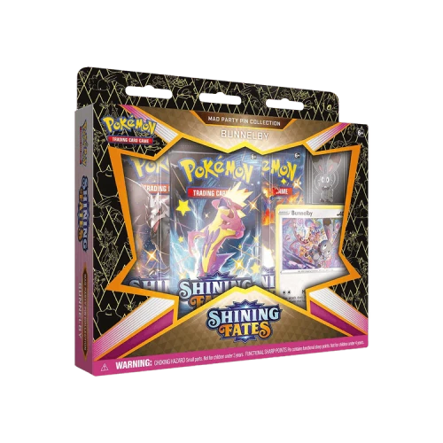 Pokémon Sword & Shield: Shining Fates Mad Party Pin Collection (Bunnelby)