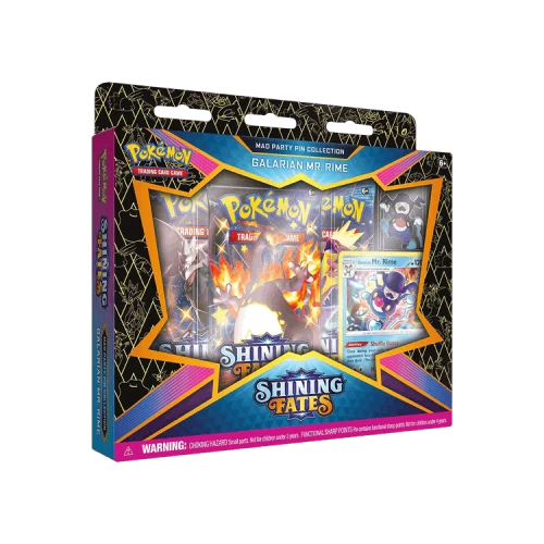Pokémon Sword & Shield: Shining Fates Mad Party Pin Collection (Galarian Mr. Rime)