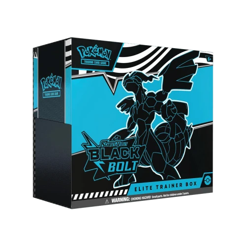 Pokémon 2025 Scarlet & Violet Black Bolt Elite Trainer Box