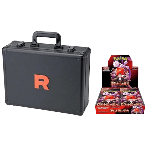 Pokémon 2025 Scarlet & Violet Glory of the Rocket Team Attache Case Set (With Booster Box)